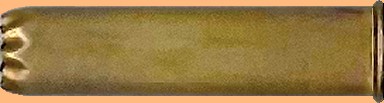 Brass Cartridge Case with crimped mouth