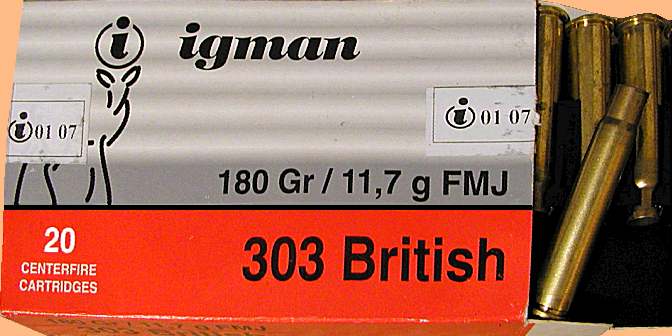Carton of Igman cases showing bomb burst type headstamp