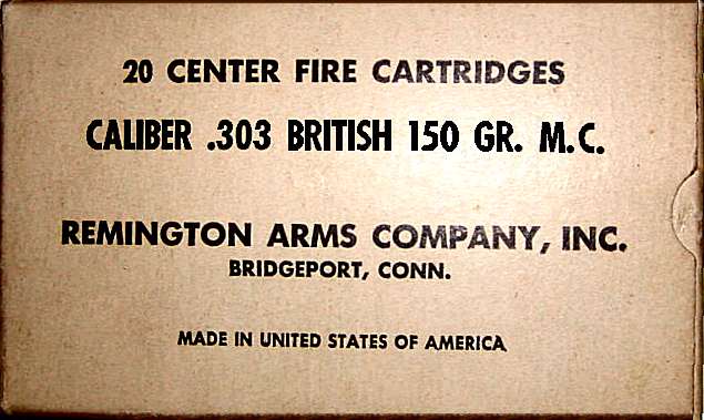 Plain cardboard Remington packet