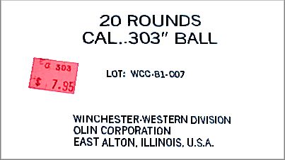 Winchester box with WCC markings